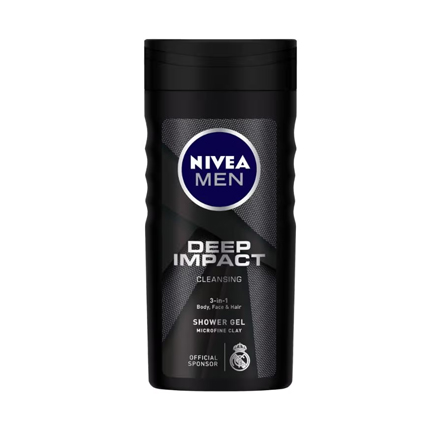 Nivea Shower Gel Men Deep Impact Cleansing 